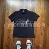 Comércio Exterior Transfronteiriço Europeu e Americano Camisetas Polo de Verão com Manga Curta Estampadas com Letras Camisetas Tops Casuais Retrô Street Personalizados