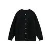 Chaqueta Suéter de Color Puro de Manga Única Estilo Perezoso Cattee para Hombres y Mujeres en Otoño Holgada Casual Versátil Cardigan Tejido de Moda