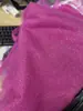 Rosa Branco Rosa Claro Brilhante Glitter Tecido de Rede Vestido de Casamento Vestido de Noite Decoração DIY Feita à Mão Tecido de Rede