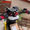 Piezas de modificación para motocicletas y vehículos eléctricos: Soporte de espejo para manillar de aleación de aluminio, gancho de almacenamiento, gancho para bomba de casco, gancho de entrega