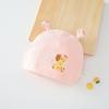 Gorro de bebé primavera y otoño 0-3 meses algodón puro otoño e invierno infantil bebé masculino y femenino bebé recién nacido gorro de bebé recién nacido rojo