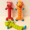 Juguete Chirriante para Perro Duradero para Masticar Limpieza Dental Shiba Inu Teddy Bulldog Francés Perros Pequeños y Medianos Entretenimiento Portátil Soledad Mascota