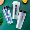 Copo de Injeção com Logo Personalizado Calibre 90 Copo para Milk Tea Copo Plástico Descartável Comercial Copo Fosco para Bebidas de Suco de Frutas