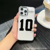El Número 10 es Adecuado para Funda Protectora de iPhone Apple 11/12/13/14/15/16 Promax Funda para Teléfono Móvil Xsmax