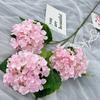 Nueva hortensia de copo de nieve, flor artificial, conjunto de San Valentín, boda, pared de flores, decoración de escritorio para el hogar, flor falsa al por mayor
