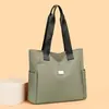 2024 Nuevo Bolso de Hombro Ligero de Tela Oxford para Mujer, Bolso Tote de Lona de Gran Capacidad Versátil, Logo de Regalo