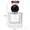 Botella dispensadora de perfume de vidrio 10 ml Botella de perfume Botella vacía 30 ml Empaque de belleza y cuidado personal Botella de vidrio de muestra recargable