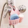 Estante de Almacenamiento para Cocina Bolsa Colgante con Drenaje para Esponja de Grifo Ajustable Cesta Colgante de Almacenamiento para Fregadero de Grifo