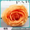Cabezas de Rosas Artificiales, Tamaño Mediano, Núcleo Envuelto, Decoración de Pared, Accesorios para el Frente del Coche, Flores de Seda, Decoración DIY, Adornos para Ropa, Ramos de Flores Artificiales