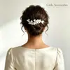 Peine de cerámica suave transfronterizo para mujer, estilo antiguo, accesorios para el cabello hanfu, tocado de novia para foto de boda, peine para el cabello hecho a mano, venta al por mayor