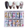 Pegatinas para uñas populares mariposa papel de transferencia serie de flores tema especial transfronterizo para Amazon popular 2021 Nuevo