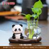 Novo Panda Vaso Hidropônico Ornamentos de Mesa Escritório Planta Aquática Estação de Flores Arranjo de Flores Decorações para Sala de Estar