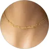 Amazon Cadena de eslabones Flash Transfronteriza Elegante Collar de Corazón Abierto Estrella Abierta Joyería de Moda Trendy para Chicas