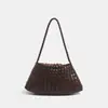 Bolso Tejido Madre e Hijo Bolso de Hombro Único Bolso Bajo el Brazo Bolso de Mano Versátil Retro Bolso Tipo Cesta de Verduras Francesa Sensación de Alta Gama Bolso Madre e Hijo Mujer