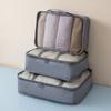 Venda Direta da Fábrica Bolsa de Armazenamento Dobrável para Viagem Conjunto de Três Peças para Viagens de Negócios Multifuncional Leve Respirável Bolsa de Armazenamento de Roupas
