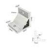 Asiento de Esquina de Perfil de Aluminio 20 30 40 45 60 80 Estándar Europeo Estándar Nacional Ángulo Recto de 90 Grados Extrusión Código de Esquina Conector