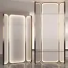 Mampara de Pantalla para Vestíbulo de Hotel, Mampara de Rejilla de Acero Inoxidable para Sala de Exposiciones, Restaurante, Centro Comercial, Oficina de Ventas y Pantalla de Estilo Chino para Vestíbulo