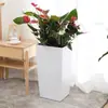 Vaso de Flor Autoirrigável para Preguiçosos, Venda Quente Transfronteiriça, Resina Espessa Tamanho Grande para Casa e Jardim, Vaso Simples para Plantio de Plantas Verdes