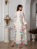 Sw0811 Ropa de Mujer Transfronteriza Amazon Ropa de Mujer Estampada Elástica en Cuatro Direcciones Tallas Grandes Ropa de Mujer Comercio Exterior Parche en el Pecho Diseño Aleatorio