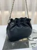 Nova Bolsa Saco Feminina Minimalista de Nicho, Bolsa Feminina Plissada Nuvem, Bolsa de Ombro Versátil da Moda, Bolsa Transversal