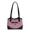 La popular bolsa de hombro y axila de color block para mujer de este año, modelo nuevo 2026, es un bolso tipo cubo elegante y ultratrendy para ir al trabajo y salir
