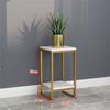 Estante para Flores de Hierro Forjado Dorado Simple Sala de Estar Interior Estante Decorativo para Bonsái Rosa Verde Piso Estante de Almacenamiento Multicapa Paquete Suave Venta al por Mayor