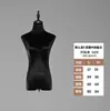 Adereços de Modelo de Veludo Meio Corpo Feminino Roupas Estilo Coreano Vestido de Casamento Cheongsam Stand de Exibição Janela da Loja Manequim de Corpo Inteiro