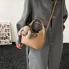 Bolso Cubo Retro para Mujer Gran Capacidad Diseño de Nicho Bolso Versátil de Moda para Mujer 2025 Nuevo Bolso de Hombro Cruzado de Moda