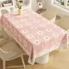 Mantel Rectangular Impermeable a Prueba de Aceite Lavable Resistente al Calor Mantel de Ambiente 2026 Nuevo Estilo Estilo Ins Cubierta para Mesa de Café