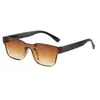 Nuevas gafas de sol retro europeas y americanas, gafas de sol únicas de forma cuadrada, populares entre las celebridades de internet, estilo callejero, gafas de sol con protección UV