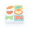 Esponja de Pulpa de Madera Comprimida de Dibujos Animados para Limpieza de Cocina, Esponja Absorbente, Esponja Impresa para Lavar Platos, Material de Esponja de Pulpa de Madera