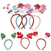 Una variedad de accesorios de disfraz de Navidad Diadema de Navidad Diadema Forma de Papá Noel Muñeco de Nieve Hebilla para el Cabello Diadema Regalo