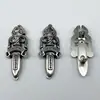 Zapatos, Sombreros, Accesorios Geniales y Modernos Estilo Punk Hip-Hop, Tachuelas Aceitadas Retro Ennegrecidas Desgastadas, Espada Cruzada