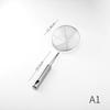 Utensilios de cocina de acero inoxidable 304, línea de nueve cuentas, filtro para olla caliente, colador grande, rejilla de aceite, utensilio de cocina, cuchara para fideos
