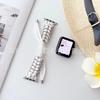 Correa Tejida de Cuerda de Paracaídas con Cadena Metálica para Apple Apple iwatch345678SE Reloj Deportivo Inteligente