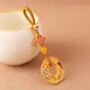 Chaveiro de Peixes com tema de carro, pingente com fecho de segurança, ornamento criativo feito à mão em estilo chinês para casais, um presente popular no TikTok