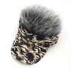 Chapéu Touca para Peruca Transfronteiriço, Boné de Baseball Liso com Estampa de Leopardo, Boné para Esportes ao Ar Livre, Novo Estilo Hip-Hop, Chapéu de Pelo Versátil