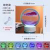 Pintura de Areia Movediça 3D Ampulheta Luminosa Luz Noturna Estereoscópica Proteção Ocular Descompressão Toque Ampulheta Colorida com Regulagem de Intensidade