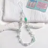 Cordão de Celular Estrela de Menta de Verão DIY Corrente de Contas Feita à Mão Ccd Cordão de Câmera Decoração Pendurada Estilo Fresco Estilo Ins