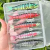 Caixa com Jogo de Varas de Pesca de Fábrica Transfronteiriça Peixe de Seções Múltiplas Isca de 8 Seções Isca de Afundar Equipamento de Pesca Rígido Personalização