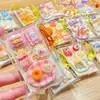 Juguete de Comida de Cocina Bolso para Caminar de Bebé Colgante (24 Bolsas Vienen con Cesta) Decoración de Bolso con Corazón Girly Estilo Ins Llavero Colgante