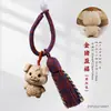 Novos Pingentes de Bolsa de Animais do Zodíaco em Madeira de Faia Artesanais DIY Borla Escultura em Madeira do Zodíaco Brinquedo Chaveiro