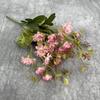 Broto de Feijão Simulado, Crisântemos, Flores Pequenas para Casamento, Filas de Flores para Hotel e Casa, Atacado Transfronteiriço de Flores Artificiais Decorativas