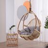 Popular en Internet Estilo Nórdico Sencillo Ratán Natural Silla Colgante Cesta Colgante Silla Columpio Silla Colgante Mecedora Hecha a Mano