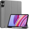 Para iPad Pro 12.1 pulgadas plegable triple TPU con ranura para lápiz Redmi SE 8.7 2024 funda protectora para tableta de arroz rojo