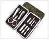 Fabricantes cortadores de unha terno cortadores de unha domésticos ferramentas de manicure aço inoxidável 8 peças presentes de cuidado com as unhas para adultos