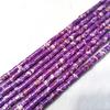 Variedad Transfronteriza de emperadores turquesa africano 2*4mm espaciador cuenta redonda lisa pulsera de mano diy accesorios para collar venta al por mayor