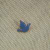 Broche de esmalte fofo para meninas, broche de pombo da paz, broche de colarinho, broche de distintivo