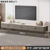Móvel de TV para sala de estar, apartamento pequeno, luxo leve, sensação de alta qualidade, uso doméstico, novo modelo 2026, combinação de mesa de centro com armazenamento e móvel de TV