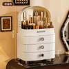 Caja de Almacenamiento Grande de Alta Gama para Escritorio, Organizador Tipo Cajón a Prueba de Polvo para Productos de Skincare y Labiales para Tocador